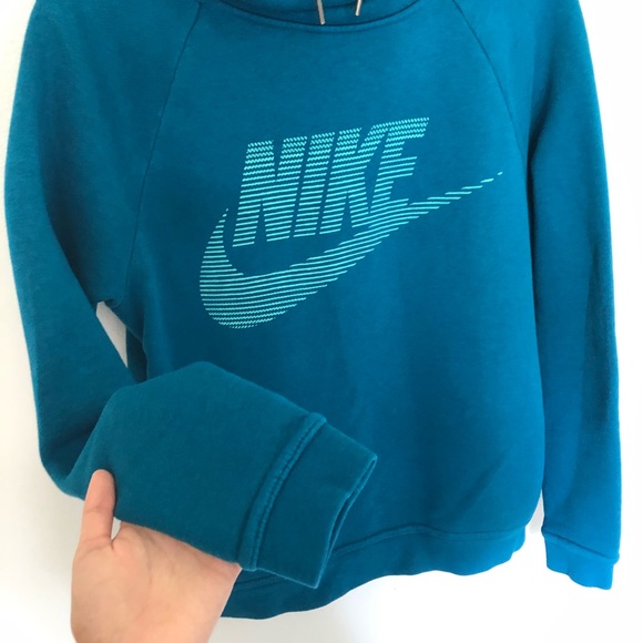 Nike Tops | Nike Turquoise Hoodie Sweatshirt | Poshmark